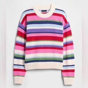 GAP Striped Multicolor Women's Sweater 100% Cotton (Size M)